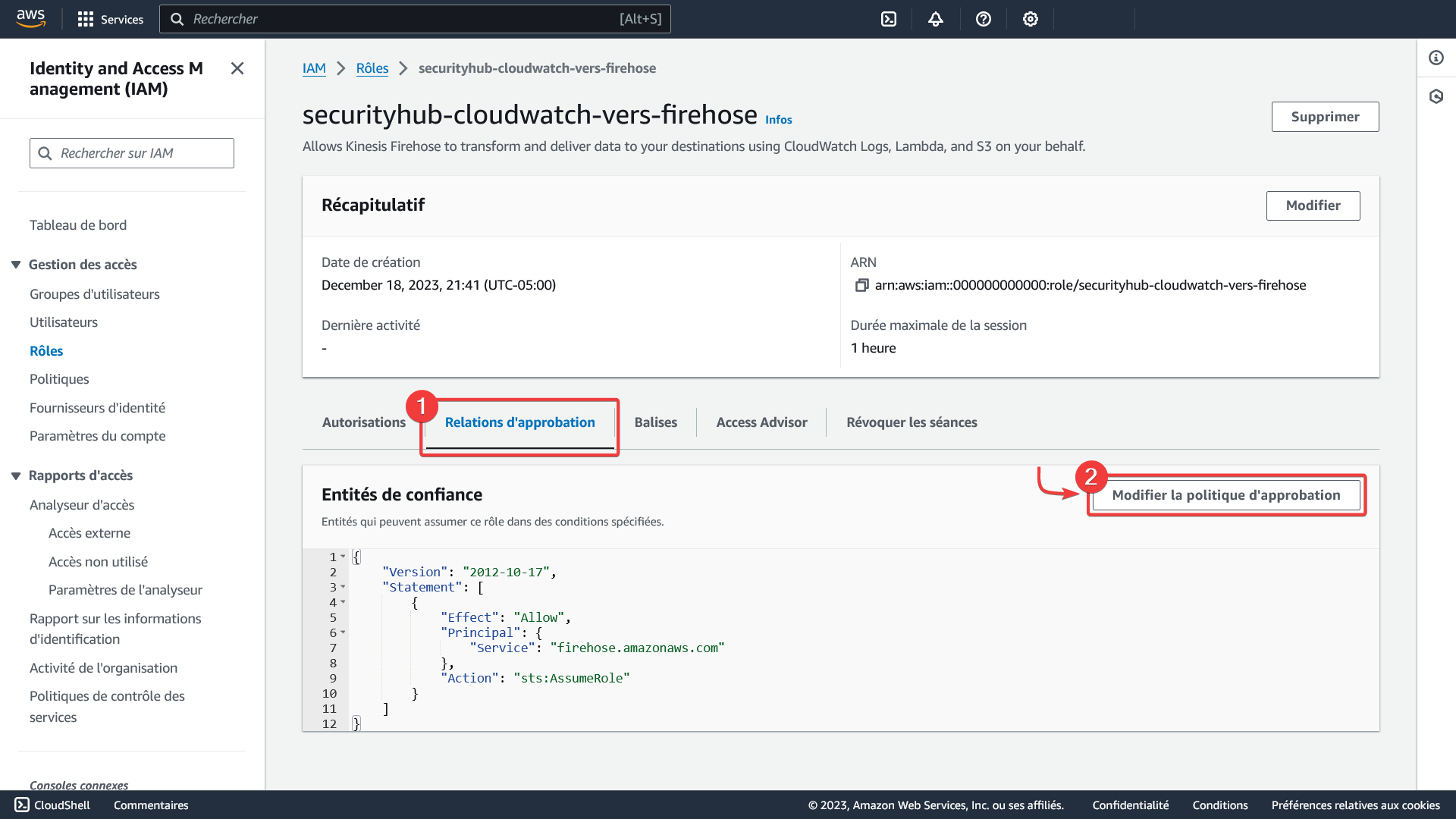 AWS - IAM - Rôles - Role