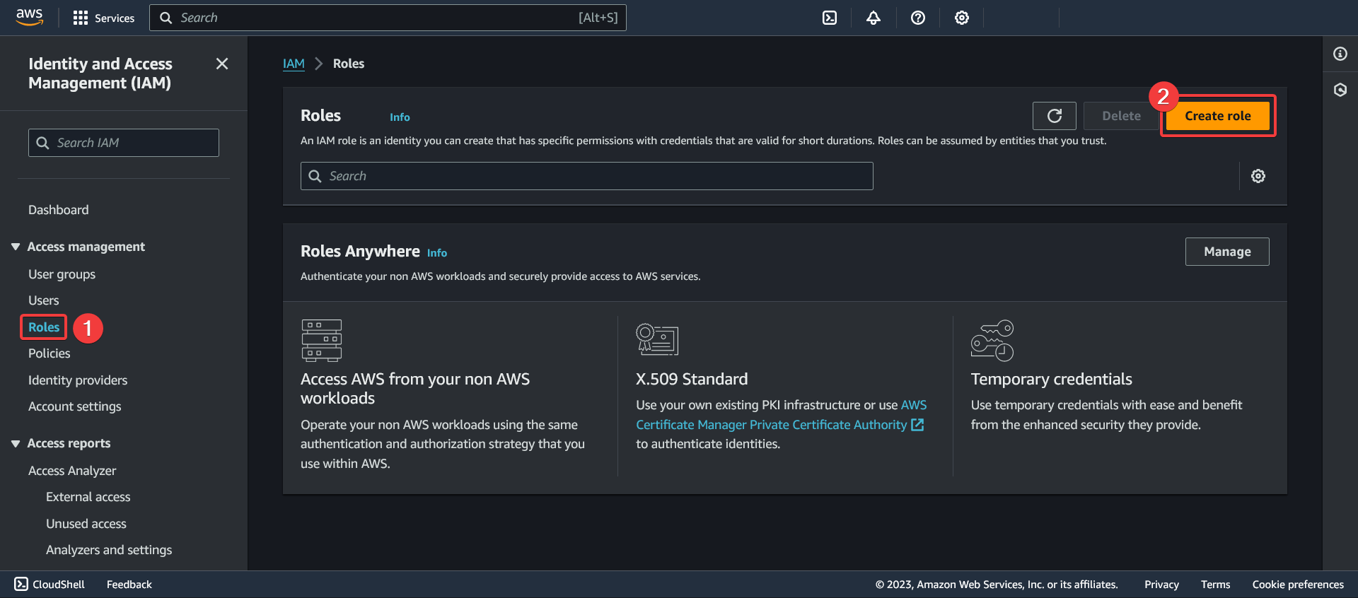 AWS - IAM - Roles