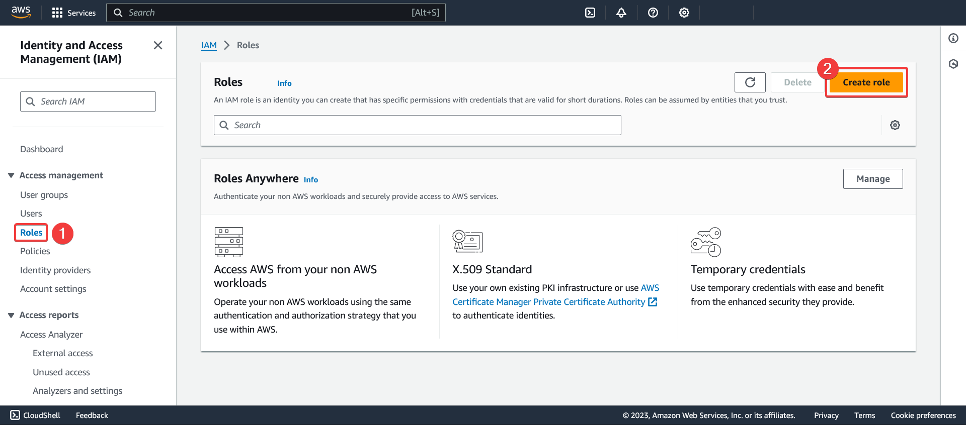 AWS - IAM - Roles