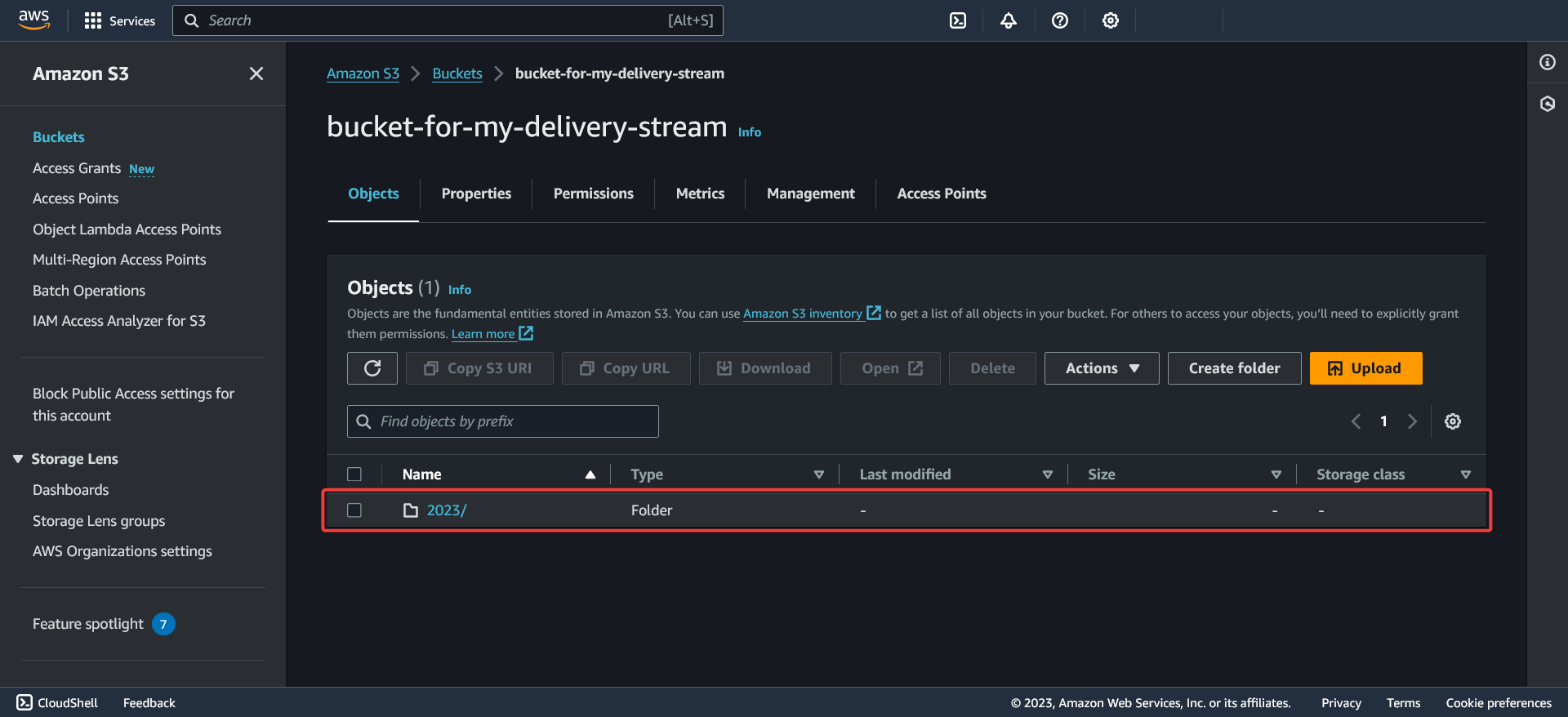 AWS - CloudWatch - Log Groups - Subscription Filters - Create a Kinesis Firehose Subscription Filter